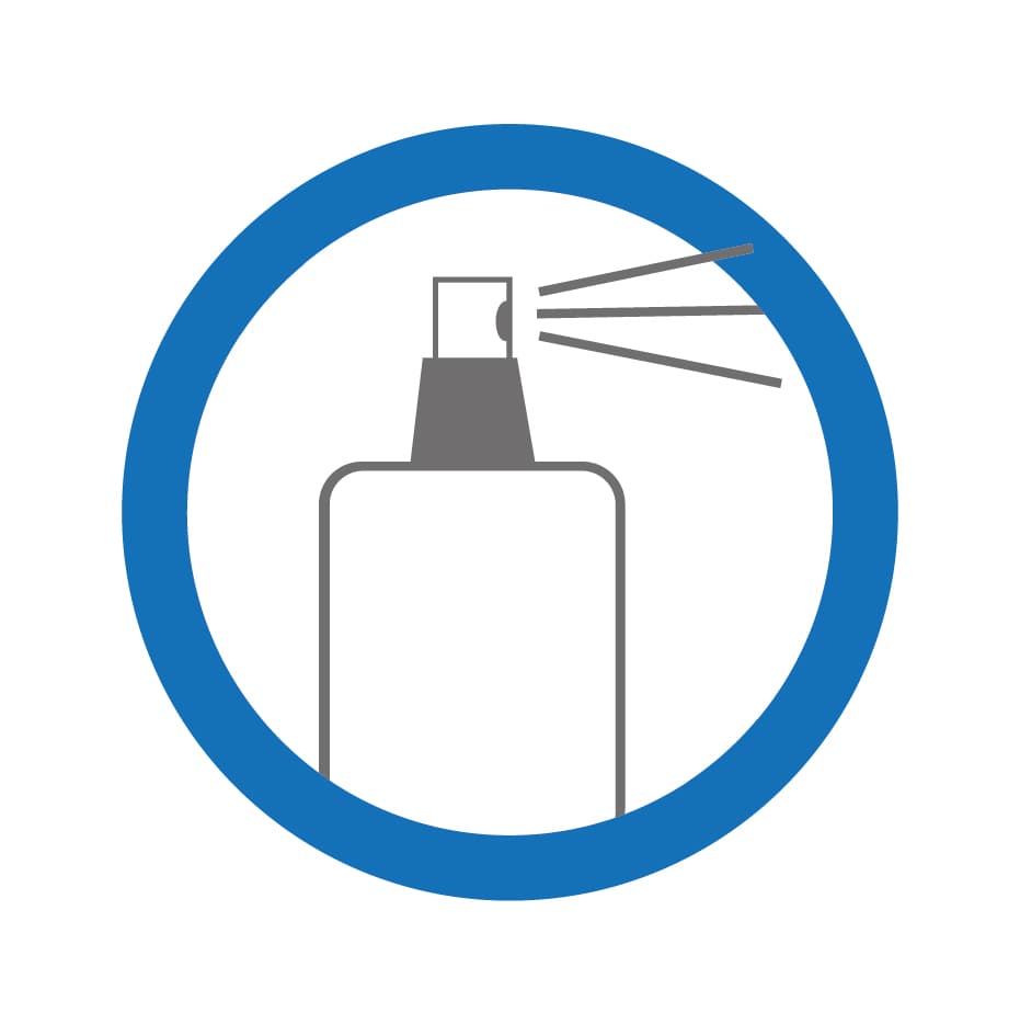 Symbol: Sprühflasche